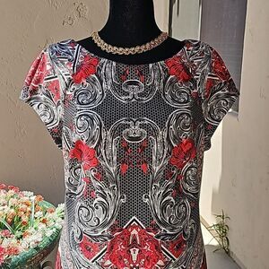 Sami + Dani cap sleeve zipper back dress size 12